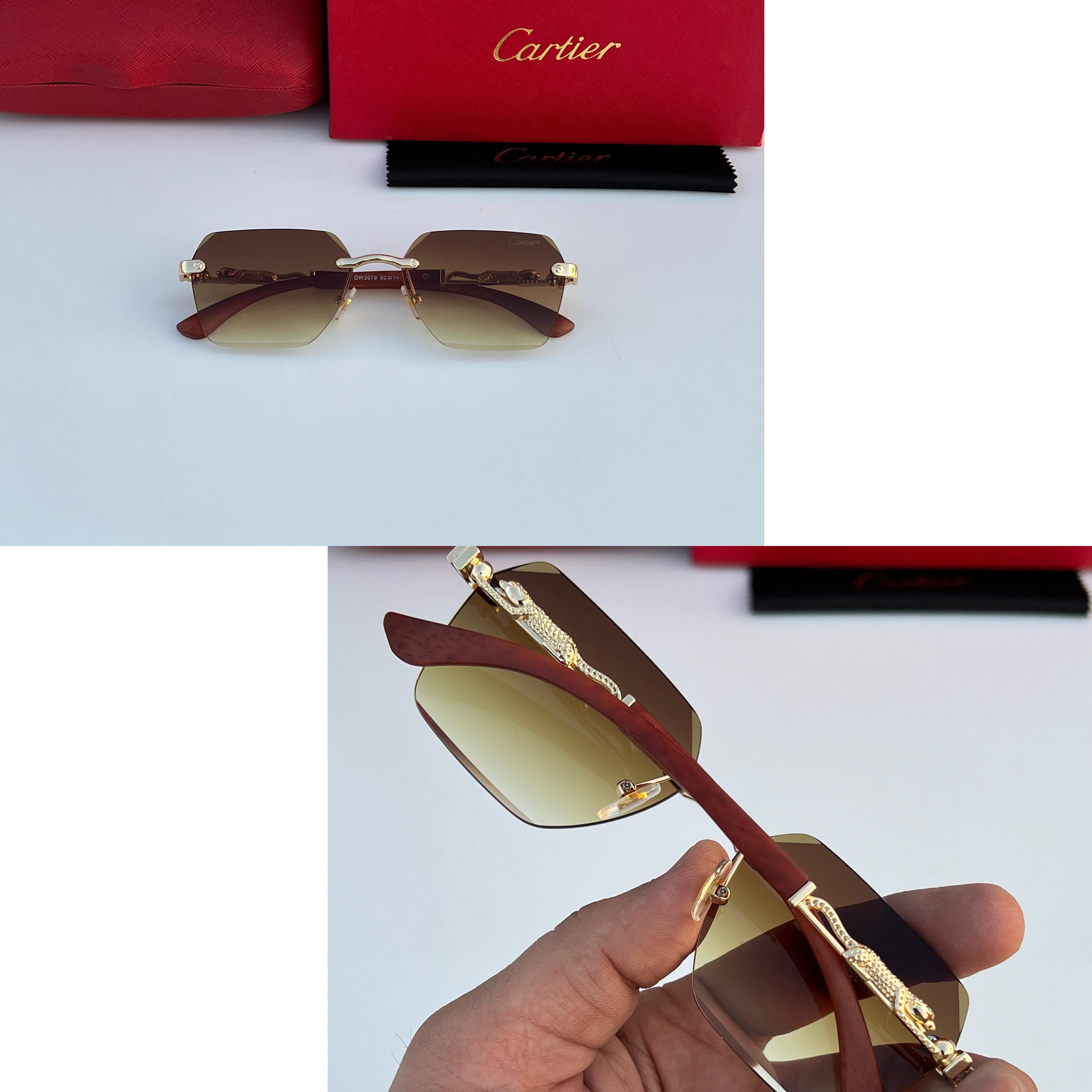 Ca_rtier 3078 gold brown A